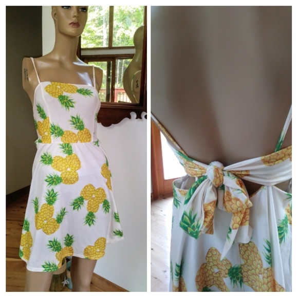 asos pineapple dress